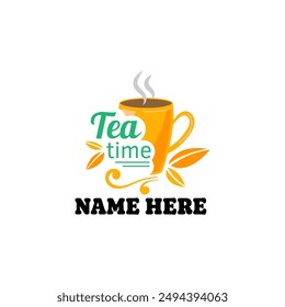 Tea shop logo design, tea cup logo design, Tea logo design, 