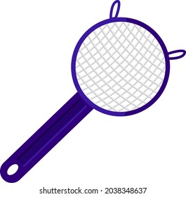 Tea siev, ilustración, vector sobre fondo blanco.