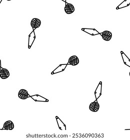 Tea stainer seamless pattern doodle vector on white background