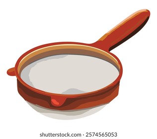 Tea strainer isolated on white background