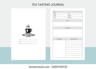 Tea Tasting Journal Kdp Interior