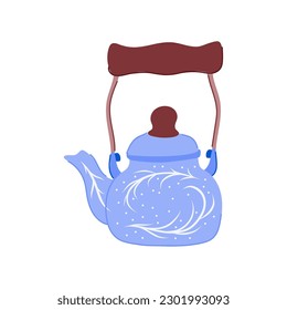 tea teapot ceramic cartoon. pot drink, beverage porcelain tea teapot ceramic sign. isolated symbol vector illustration