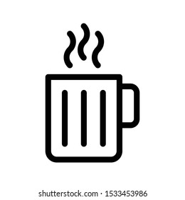 tea thin line vector icon