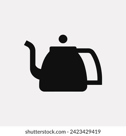 Tea tide brewer kettle icon - Simple Vector Illustration
