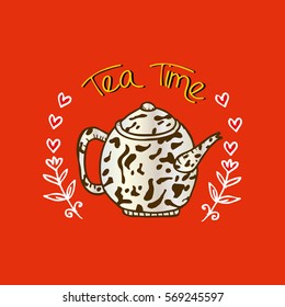 Tea time card