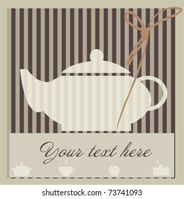 Tea time card