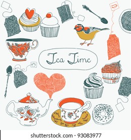 Tea time card