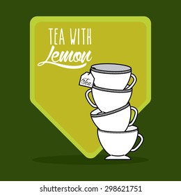 tea time design, vector illustration eps10 graphic 