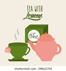 tea time design, vector illustration eps10 graphic 