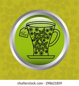 tea time design, vector illustration eps10 graphic 