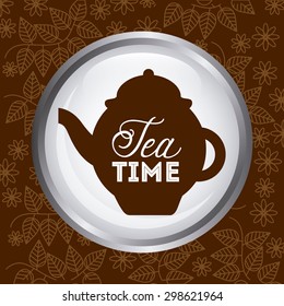 tea time design, vector illustration eps10 graphic 