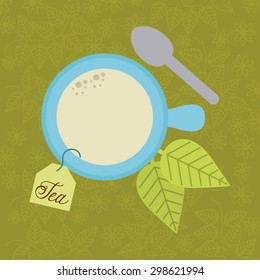 tea time design, vector illustration eps10 graphic 