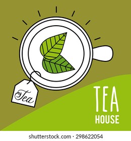 tea time design, vector illustration eps10 graphic 