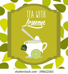 tea time design, vector illustration eps10 graphic 