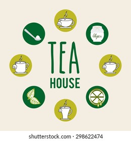 tea time design, vector illustration eps10 graphic 