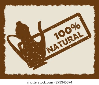 Tea time digital design, vector illustration 10 eps graphic