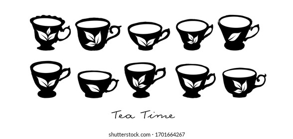 Tea Time. Hand drawn a cup of tea.	