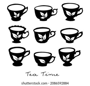 Tea Time. Hand drawn a cup of tea.	