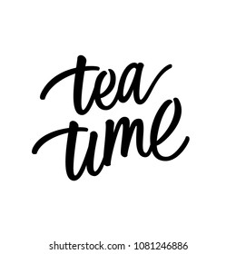 TEA TIME HAND LETTERING