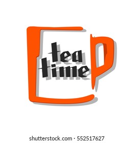 tea time icon, cup, graphic arts, coffee break