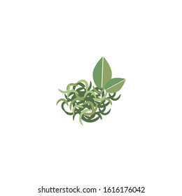 Tea time icon flat Vector