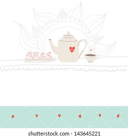 Tea time invitation