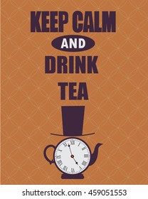 tea time in London brown poster