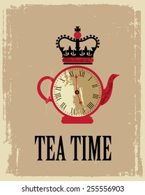 tea time in London poster