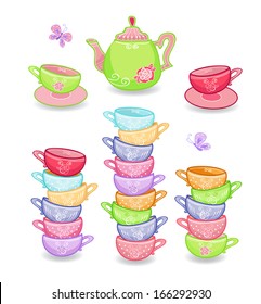 Tea time scrapbook set