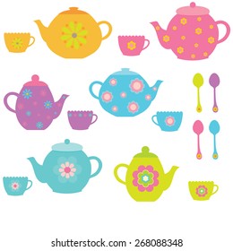 tea time scrapbook set