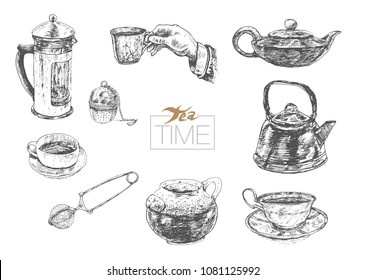 3,306 Hand drawn afternoon tea Images, Stock Photos & Vectors ...