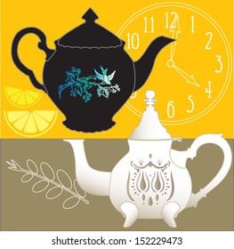Tea time Teapots Tea Theme: English and exotic teapots.