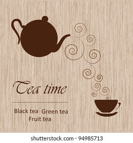 Tea time template