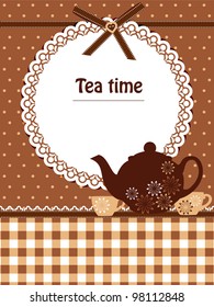 Tea time template