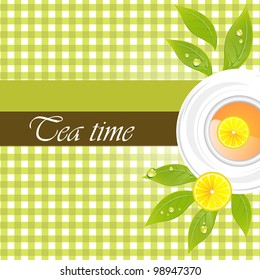 Tea time template