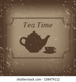 tea time - vector illustration 