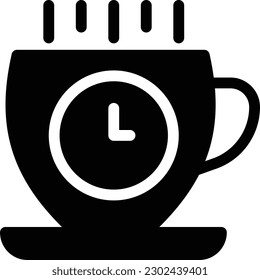 tea time Vector illustration on a transparent background.Premium quality symbols.Glyphs vector icon for concept and graphic design.