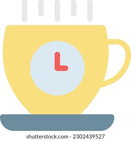 Teezeit Vektorgrafik auf transparentem Hintergrund.Symbole in Premium-Qualität. Zeilenstromvektorsymbol für Konzept und Grafikdesign.