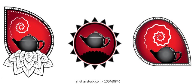 tea traditional symbol icons