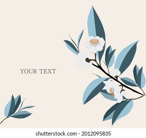 Paquete de té para la flor de té