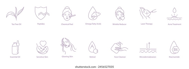 Teebaumblattöl, Peptide, chemisches Peeling, Omega-3-Fettsäure, Faltenreduktion, Laserbehandlung, Aknebehandlung, ätherisches Öl, empfindliche Haut, glühende Haut, Retinol, Gesichtsreiniger