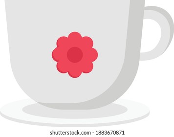 tea vector colour flat icon