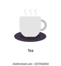 Tea vector Flat Icons. Simple stock illustration stock illustration