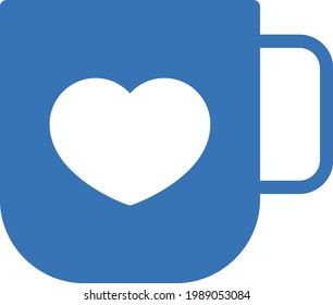 tea vector glyph color icon