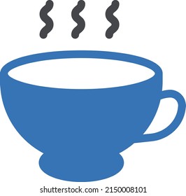tea vector glyph color icon