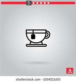 tea vector icon