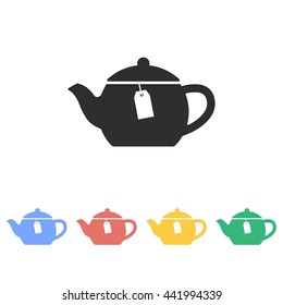 Tea vector icon. Illustration isolated on white background for graphic and web design.