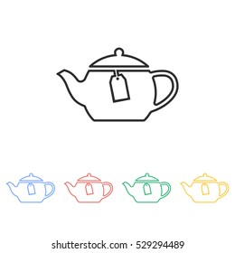 Tea vector icon. Illustration isolated on white background for graphic and web design.