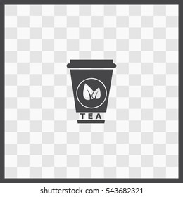 Tea vector icon. Isolated illustration. Business picture.