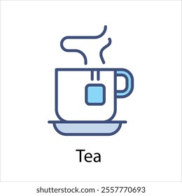 Tea vector icon stock illustration